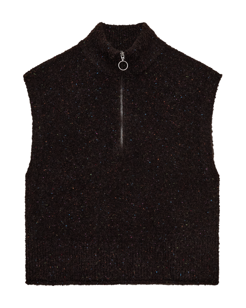 FQGRSNEMES-WAISTCOAT Brun