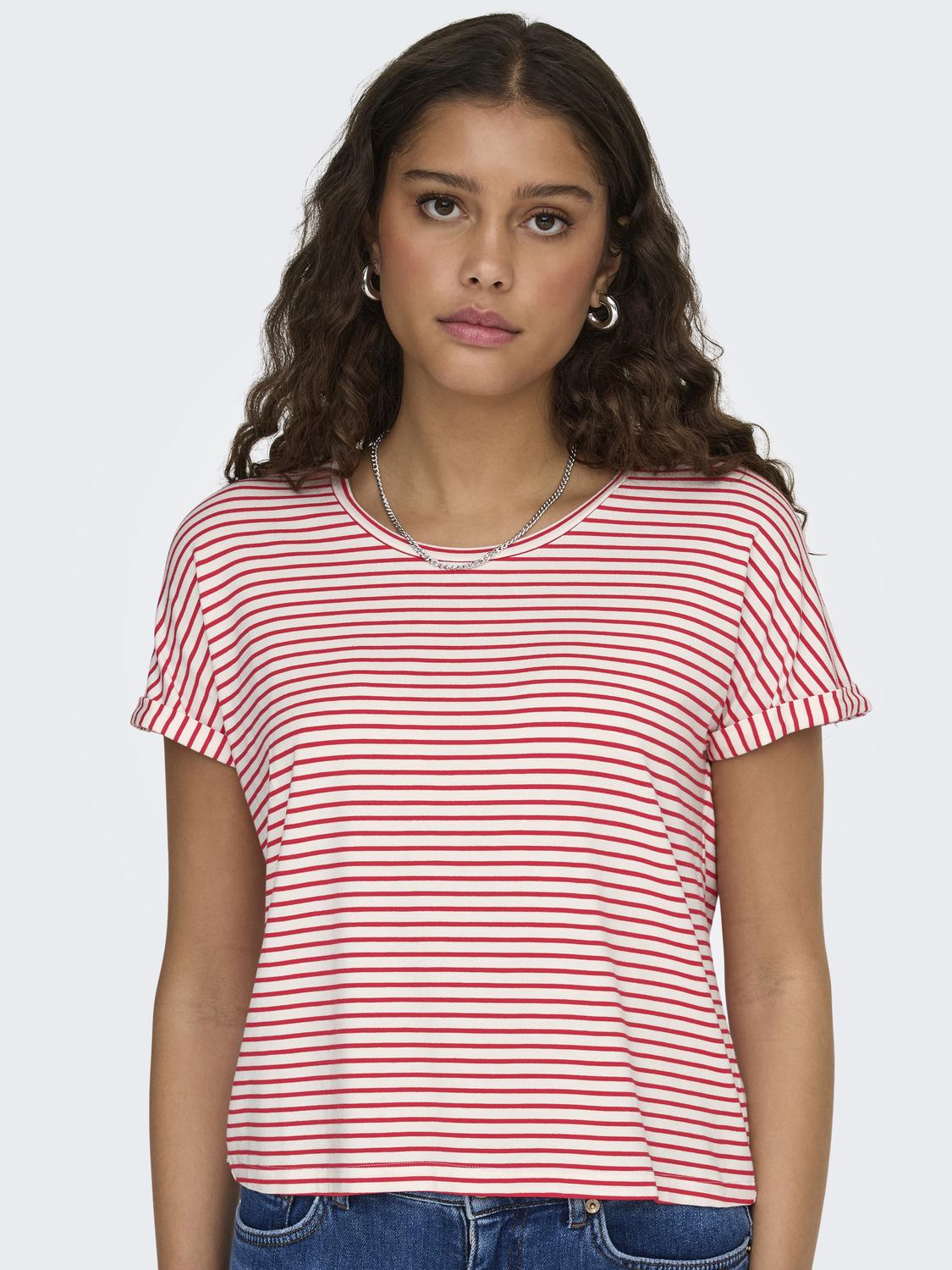 Jdysissy S/s O-Neck Top Jrs Noos