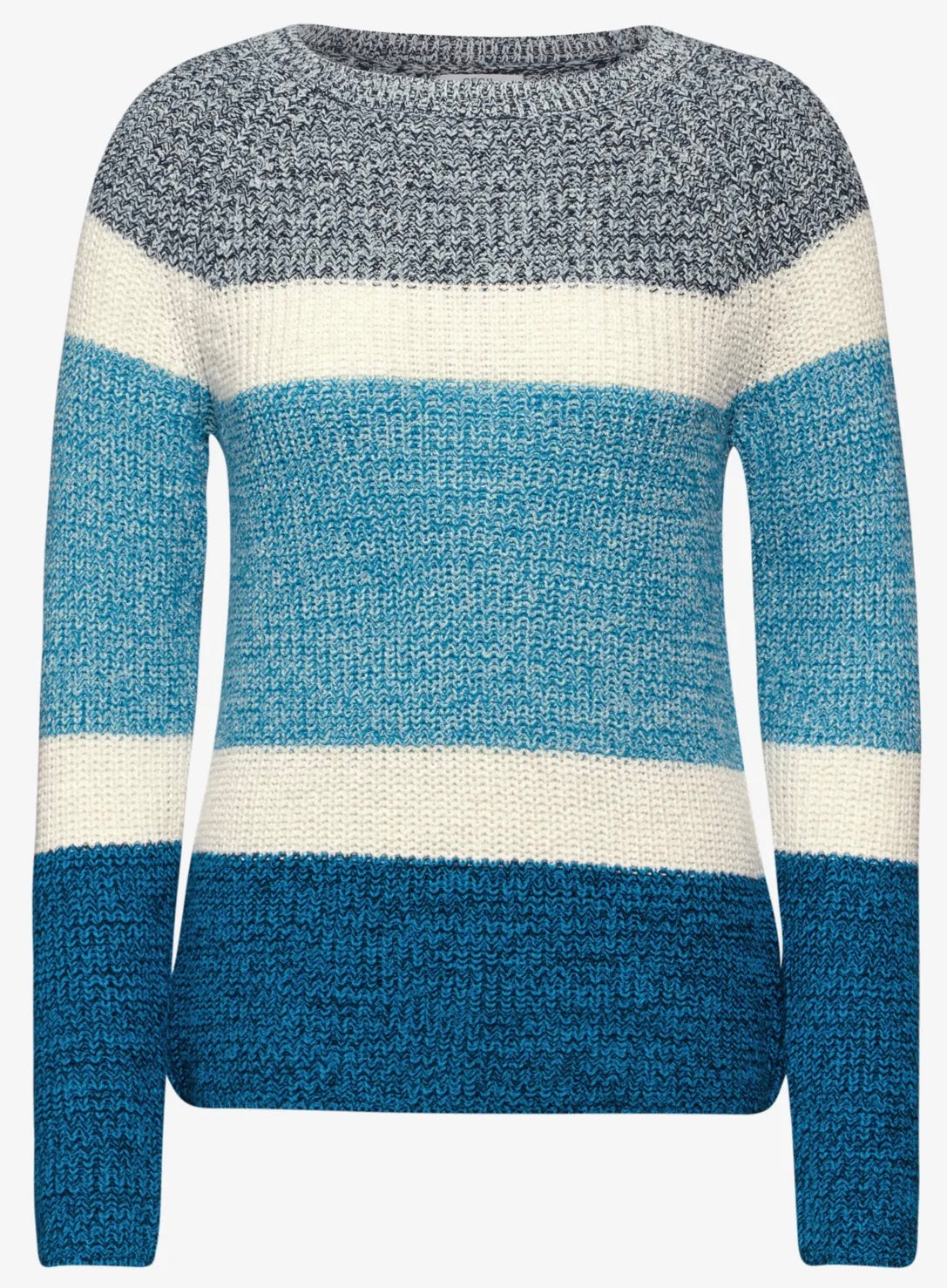 MOULINE STRIPE PULLOVER Turkis