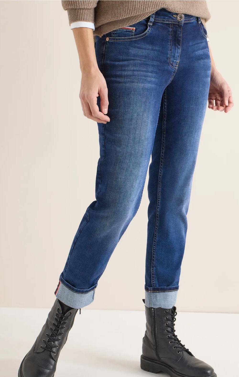 SCARLETT STRAIGHT Blå