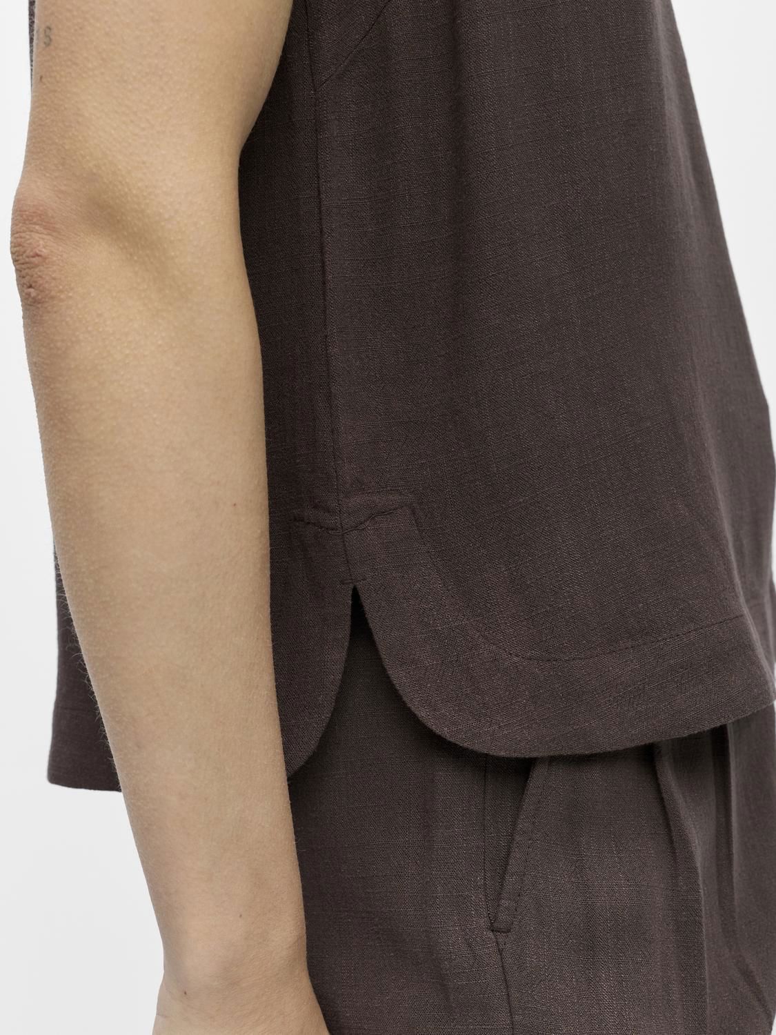 Objsanne Rosie S/l Lo Top Noos Brun