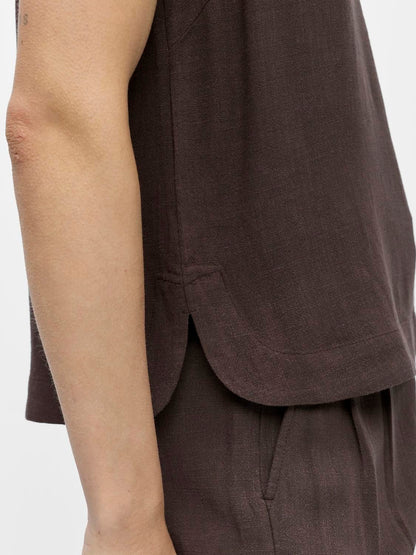Objsanne Rosie S/l Lo Top Noos Brun