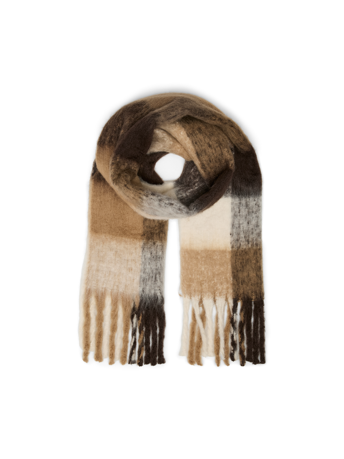Vmivy League Scarf Noos Mørkebrun
