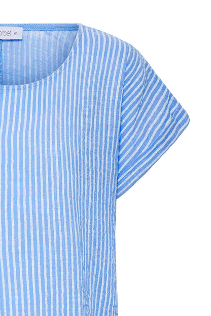Sbxalexa Ss Stripe Tee Blå