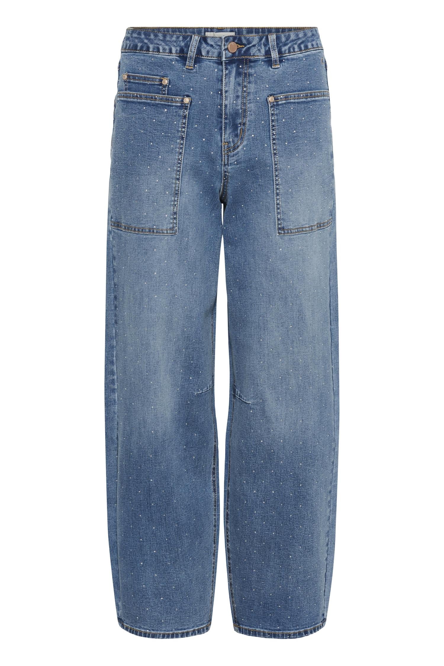 Crsvea Ankl Jeans - Relaxed Fit Blå
