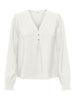 Jdyjulie L/s V-Neck Top Wvn Hvit