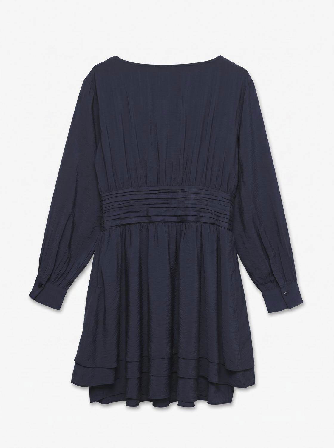Vmmacey Lise Ls Short Dress Wvn Exp Blå
