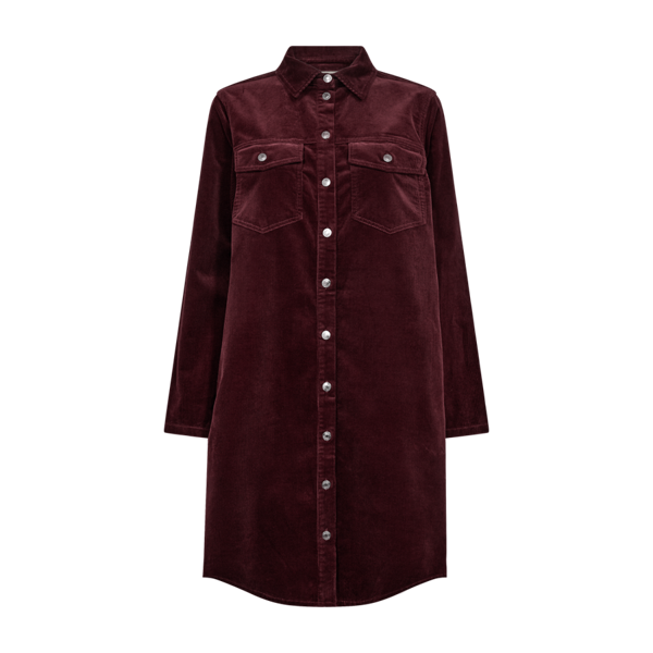 FQCORDY-DRESS Vinrød