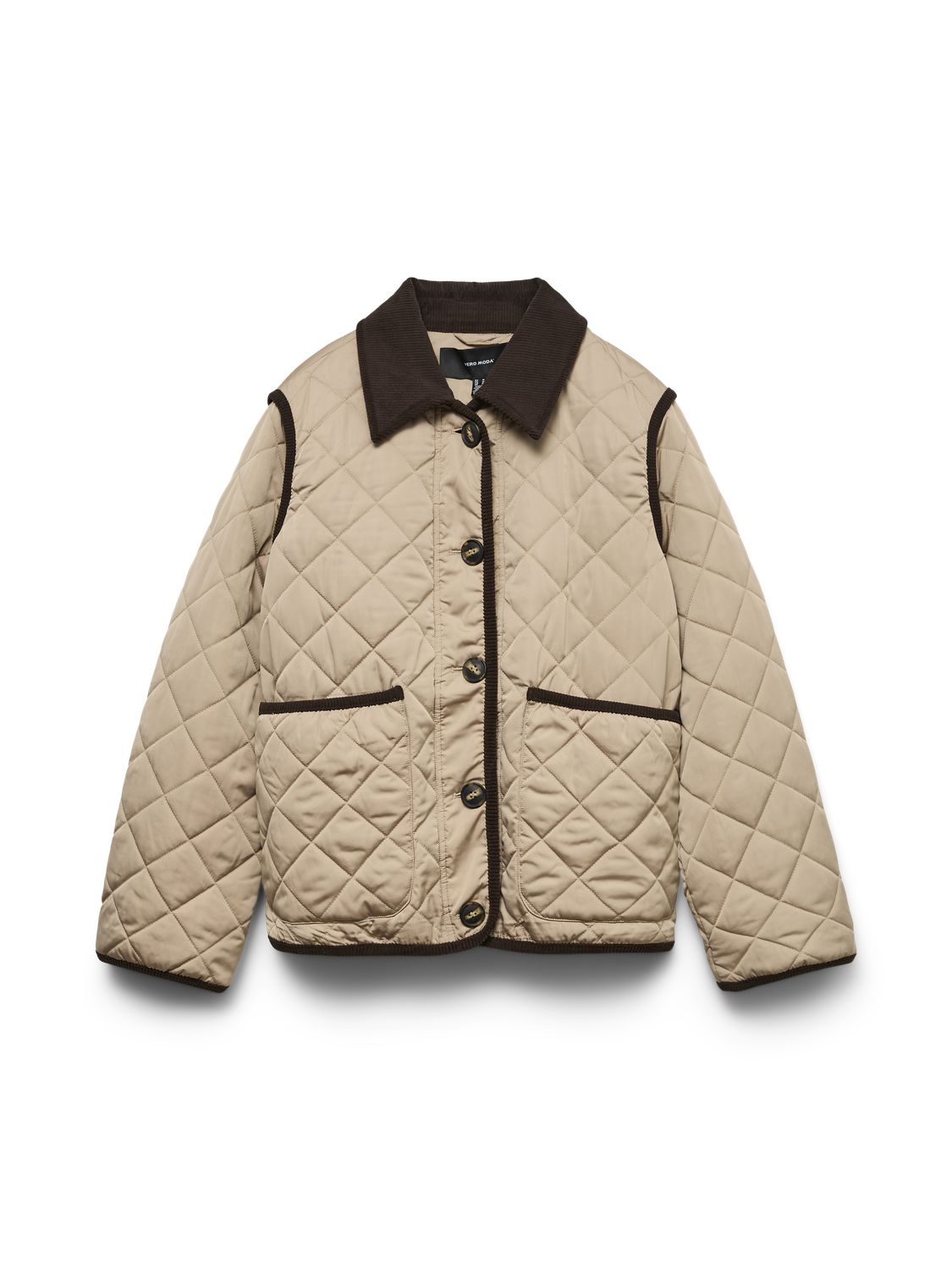Vmemily Short Jacket Boo Beige