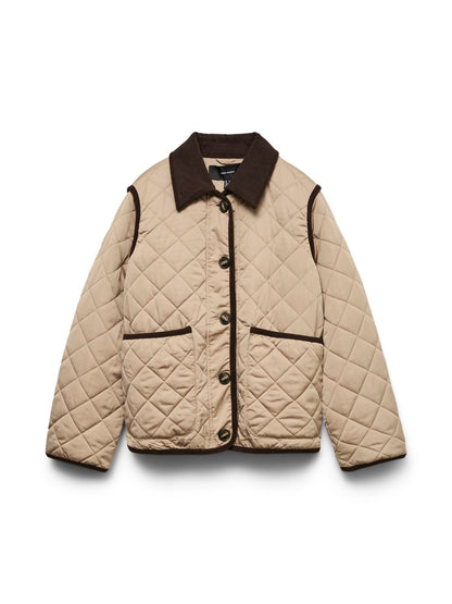 Vmemily Short Jacket Boo Beige