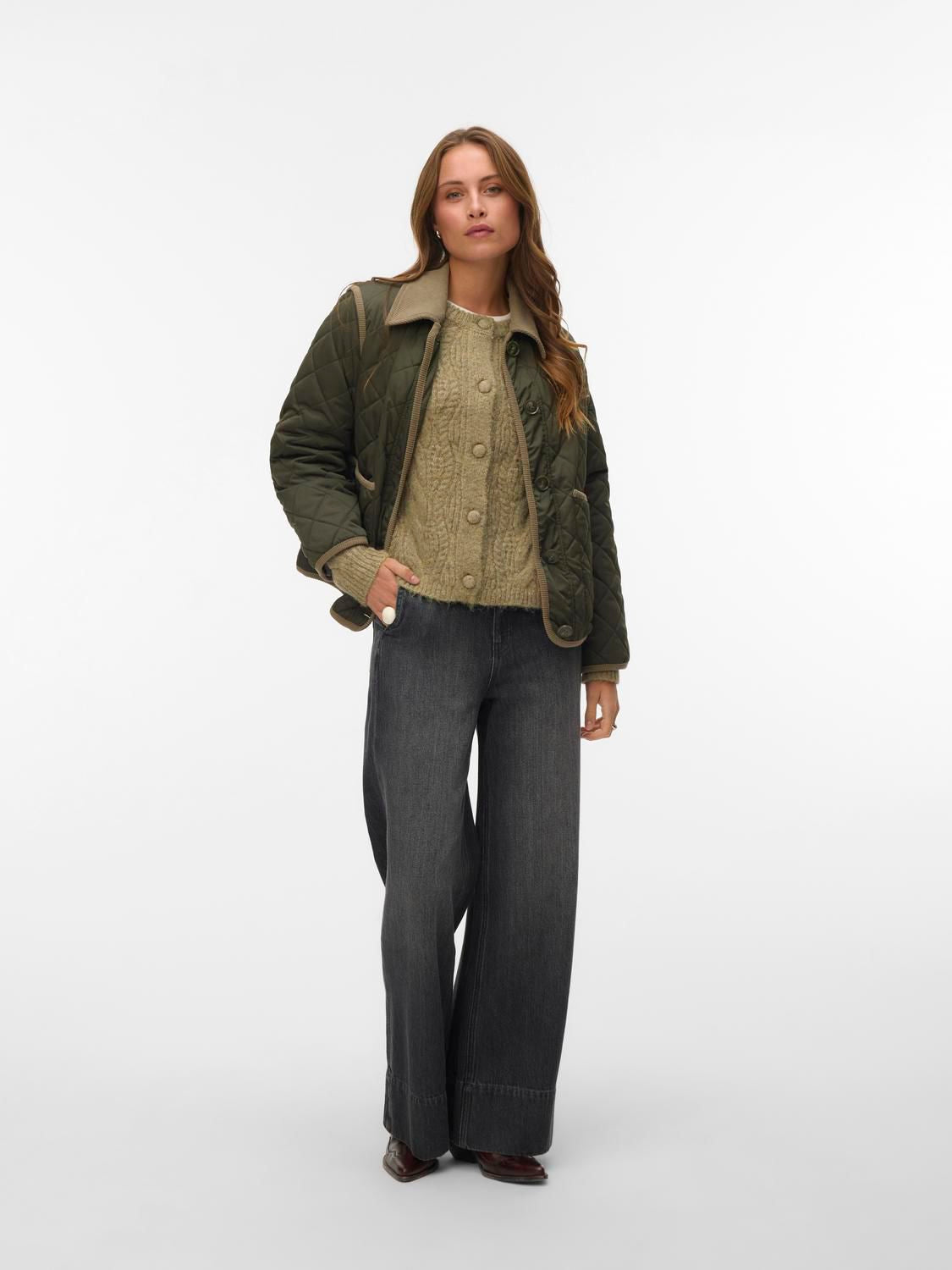 Vmemily Short Jacket Boo Grønn