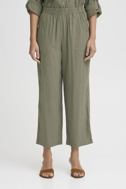 Pzluca Pant Wide Leg Grønn