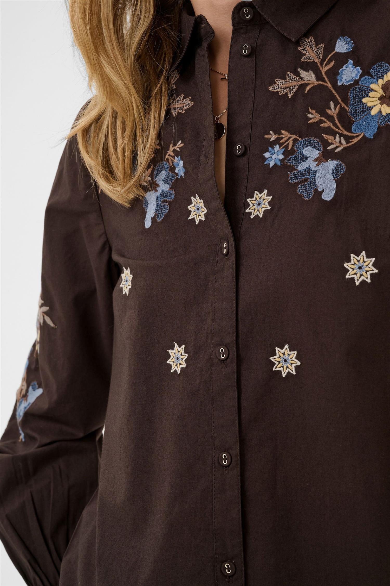 Crpeona Shirt Brun
