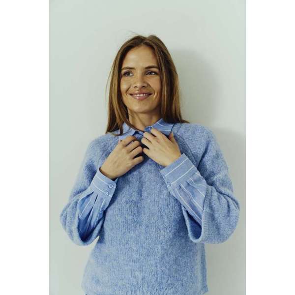 FQGRSLULU-PULLOVER Blå