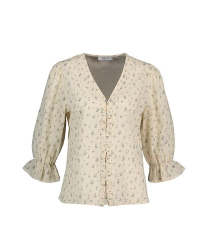SERENA RIA BLUSE Lys Beige