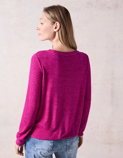 COSY MELANGE SHIRT Rosa