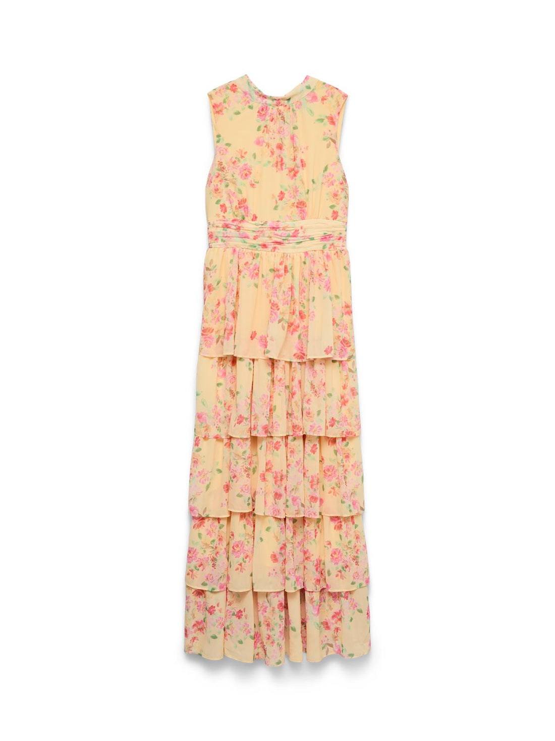 Vmserena Sl Long Frill Dress Wvn Gul