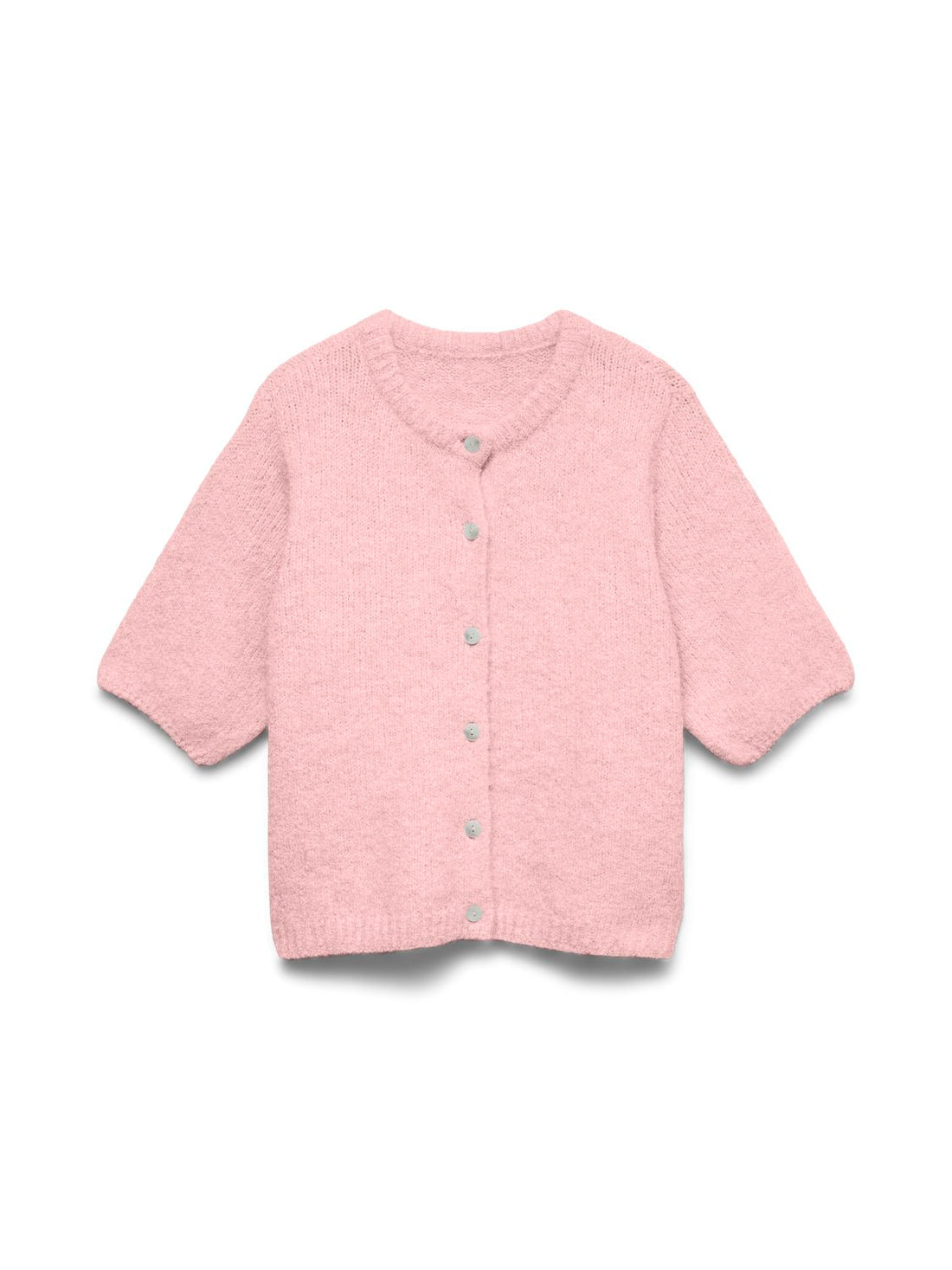 Vmkara 2/4 O-Neck Button Cardigan Exp Rosa