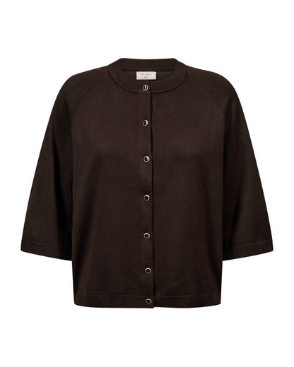 Fqkatie-Cardigan Brun
