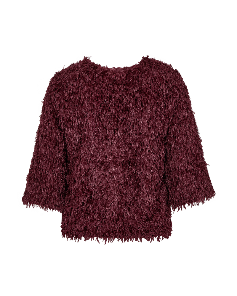 FQNOLA-BLOUSE Burgunder