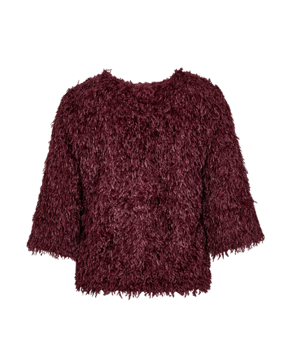 FQNOLA-BLOUSE Burgunder