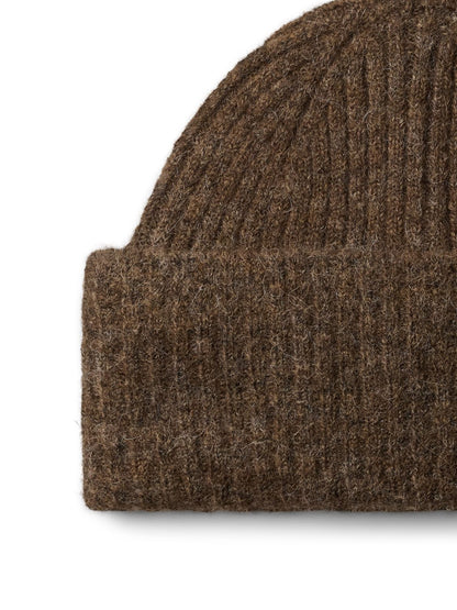 Slwlulu Wool Blend Knit Beanie Noos Brun