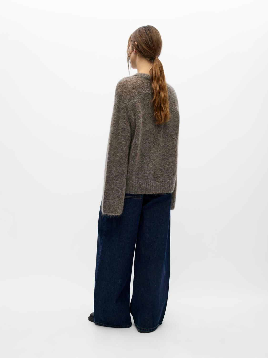Objnete Yo L/s Lo Knit Pullover 147 Grå