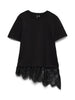 Vmbrit Ss O-Neck Lace T-Shirt Jrs Exp Sort