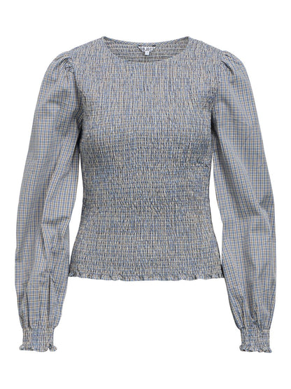 Objemma Ls Reg. Smock Top E Au 26 Blå