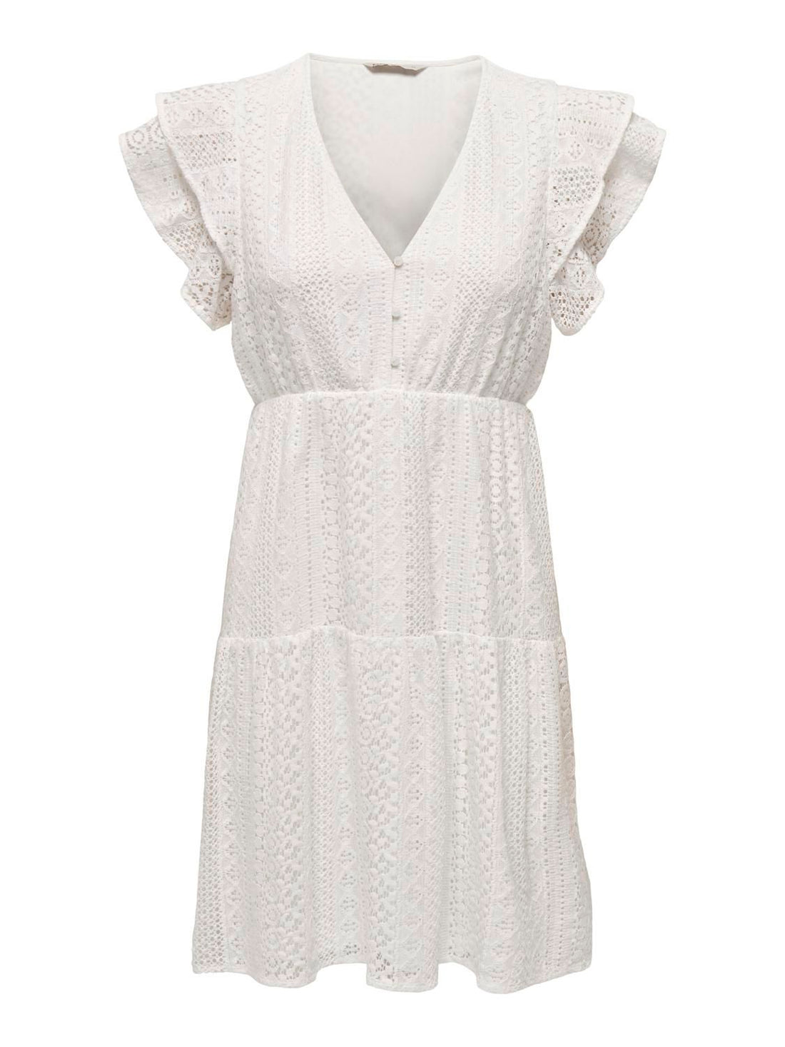 Onlhelena Lace Capsl Dress Wvn Noos Hvit