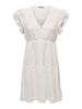 Onlhelena Lace Capsl Dress Wvn Noos Hvit