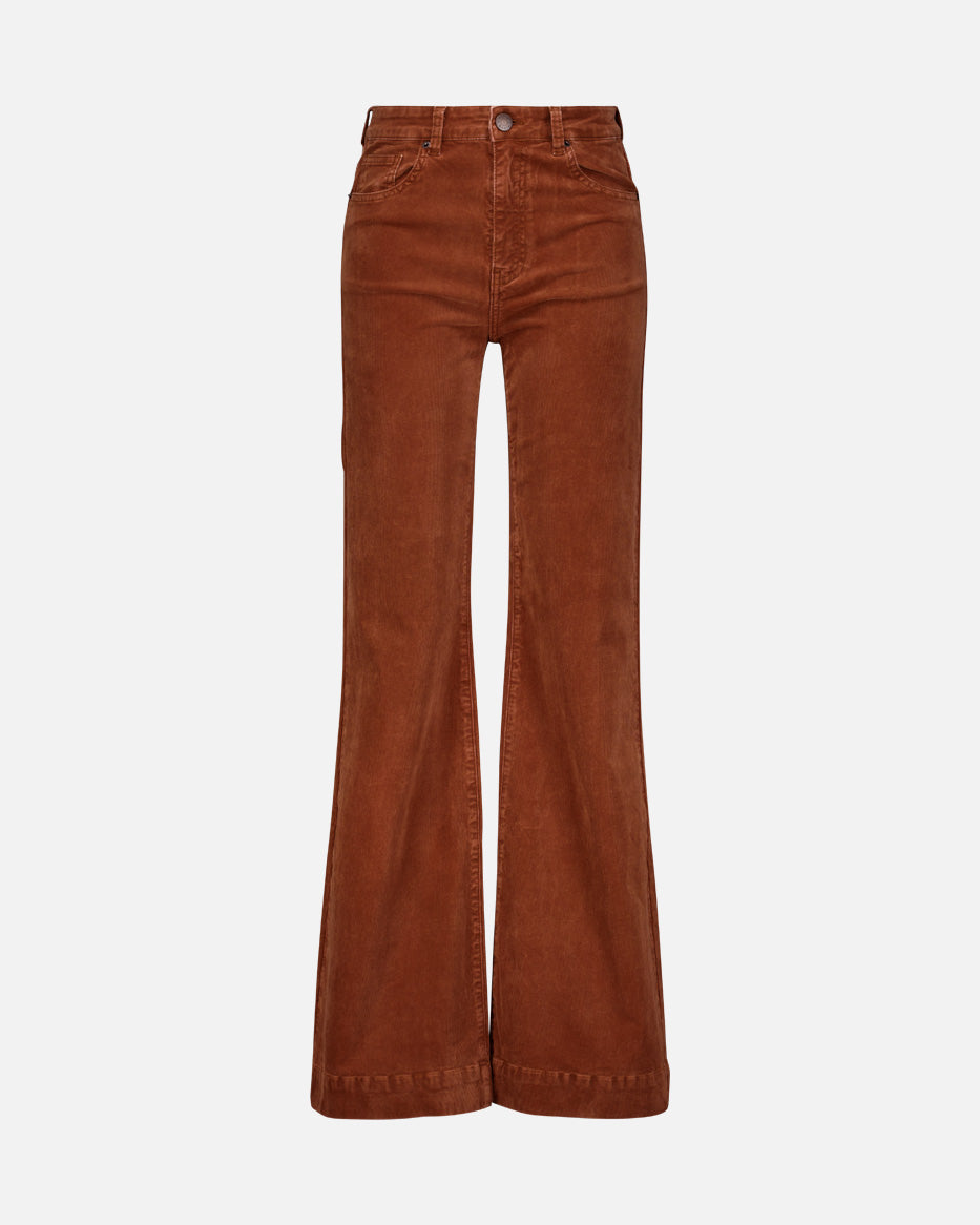 Annika Classic Cord Lysebrun