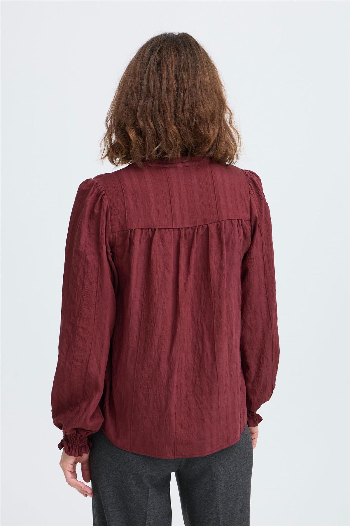 Pzesmee  Shirt Burgunder