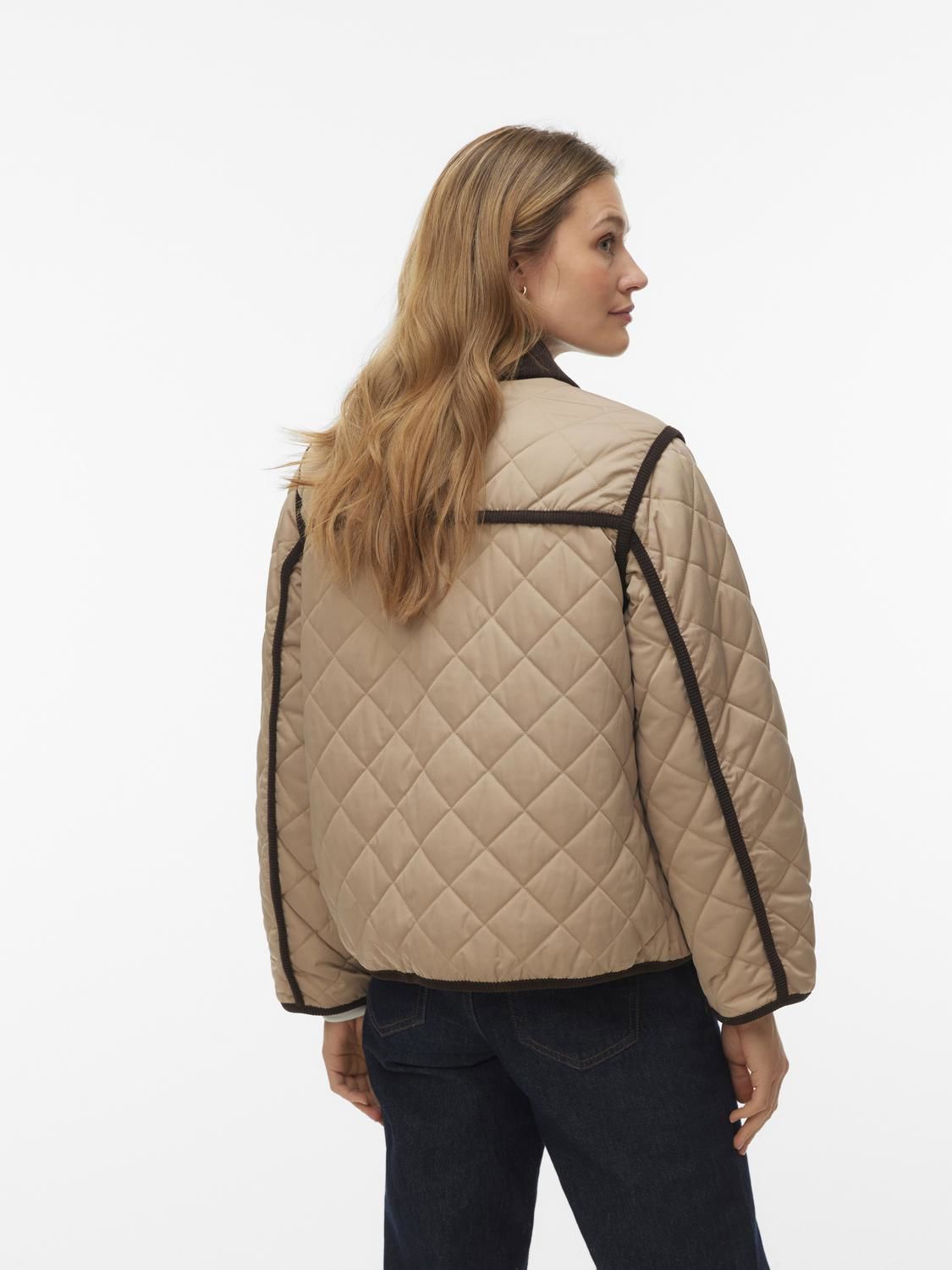 Vmemily Short Jacket Boo Beige