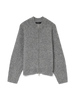 VMBANG LS HIGH NECK ZIP CARDIGAN BOO Mellomgrå