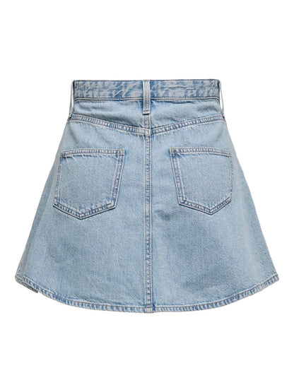 ONLEDEN A-SKIRT DNM PIM Lyseblå
