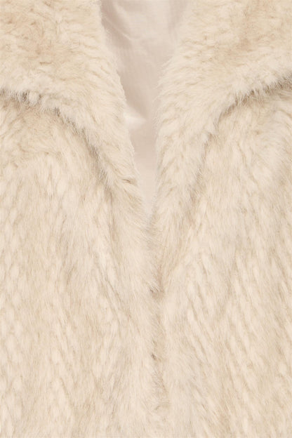 Sbcharlot Fur Jacket Beige