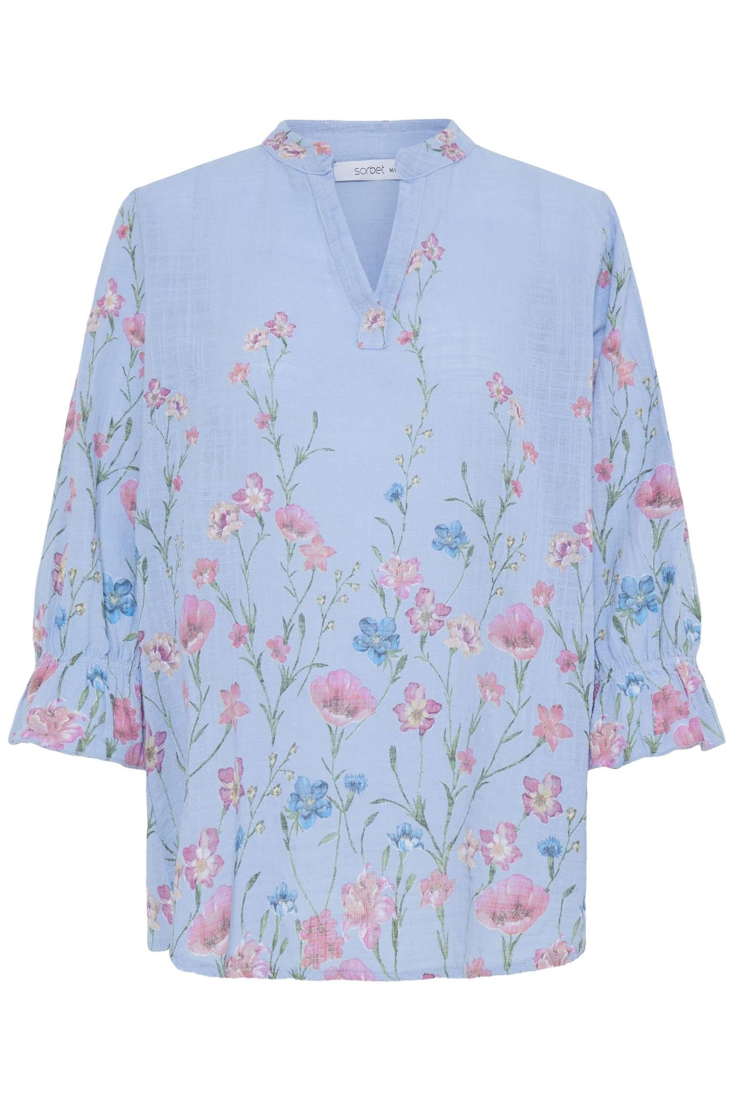 Sbxalexa Fbo G Blouse Blå