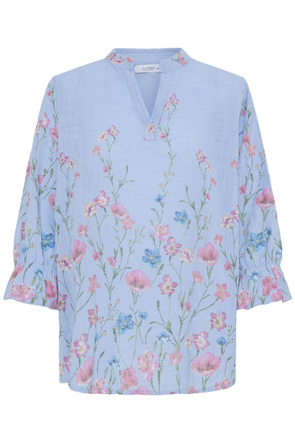 Sbxalexa Fbo G Blouse Blå