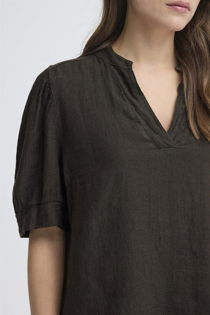Sbfontanelle Ss 2 Blouse Brun