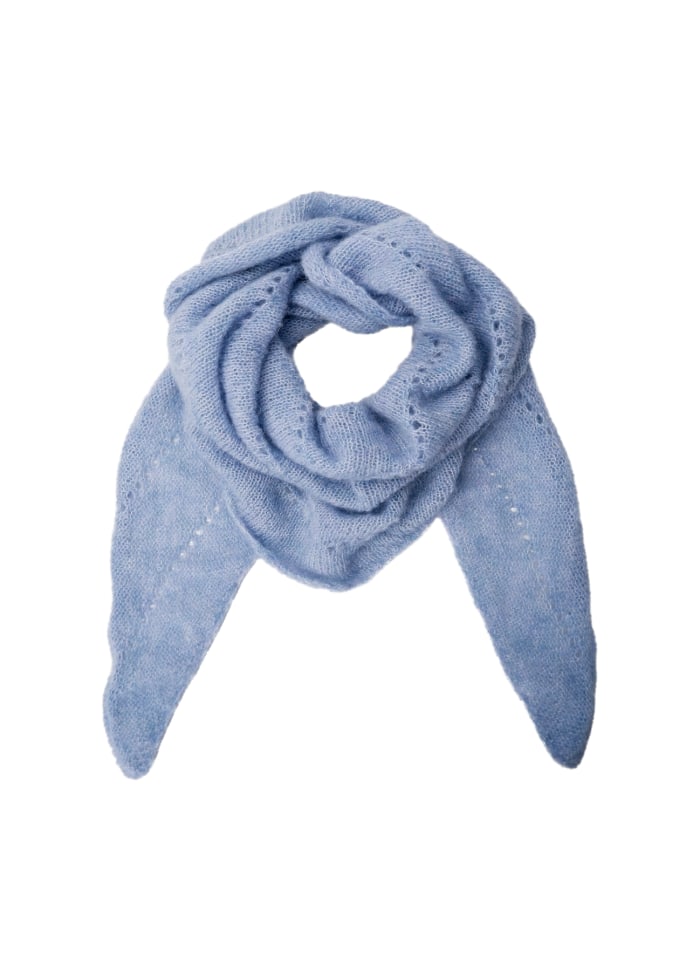 Bcdell knitted mini scarf Jeansblå