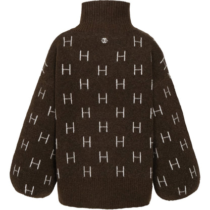 Fam Sweater Short Brun