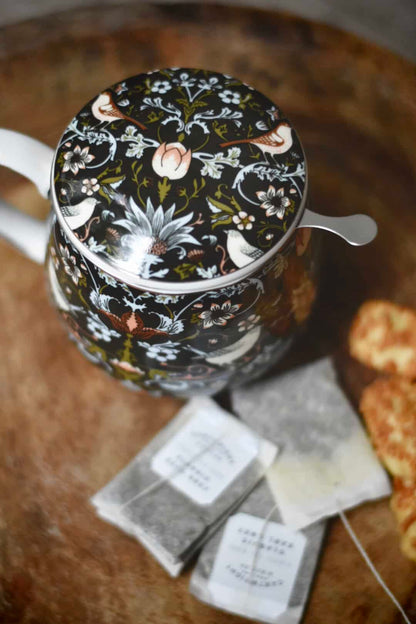 Krus M Lokk Og Sil Gaveeske Fugl/Blomst