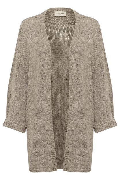 Crnixy Knit Kimono Fossil Melange