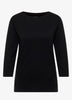 Basic boatneck Svart