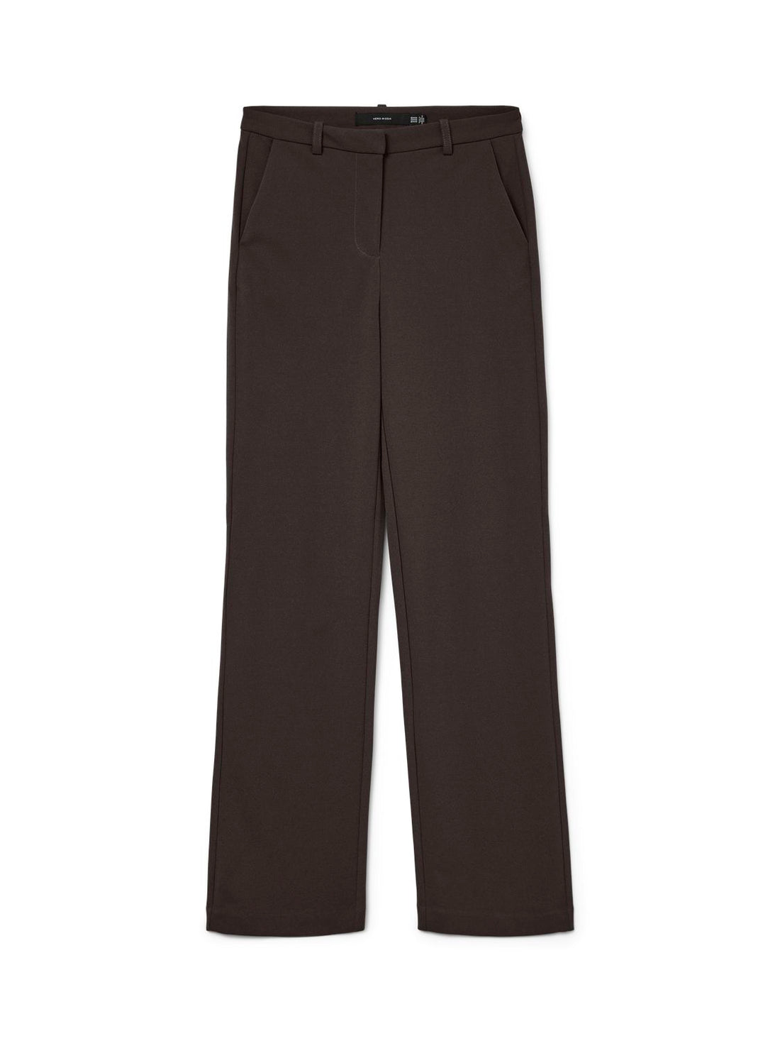 Vmzamira Mw Slim Straight Pant Noos Brun