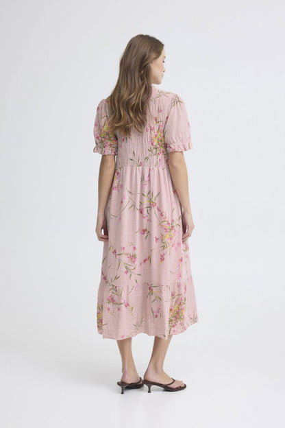 Sbalexa G Long Flo Dress Rosa