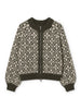 Vminga Ls O-Neck Zip Cardigan Lcs Grønn