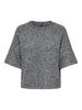 Onlazu 2/4 Raglan O-Neck Knt Grå