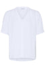 Sbfontanelle Ss Flounce Blouse Hvit